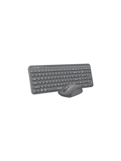 A4 TECH FG3300 Air2 2.4G GRI Q Klavye Fn-Mm Klv+Optik Mouse Sessiz Kablosuz Set